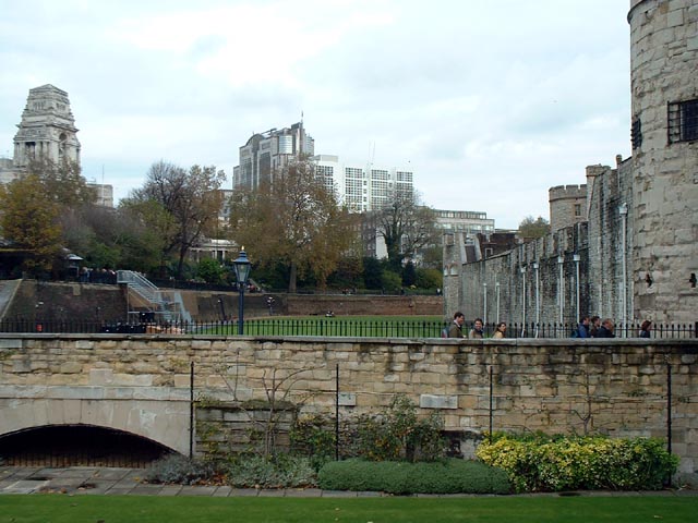 The Building in the Top Left of the Picture is the Tower Hill where all the Executiuons used to Occur