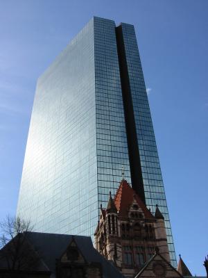 Questo grattacielo, lavoro del famoso architetto I.M. Pei, situato a Copley Square accanto alla chiesa Holy Trinity, è la costruzione più alta tra gli stati del New England. La pianta è di forma romboide, la torre ha oltre 10,000 pannelli di vetro riflettivo; è il palazzo più conosciuto di Boston.