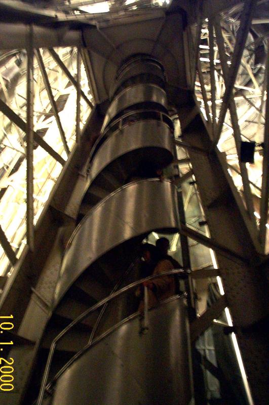 Inside Statue of Liberty (Stairway)