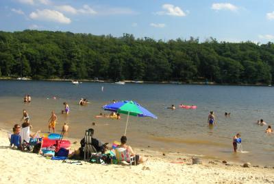 Deep Creek offers boating, swimming, picnicing, and other activities...