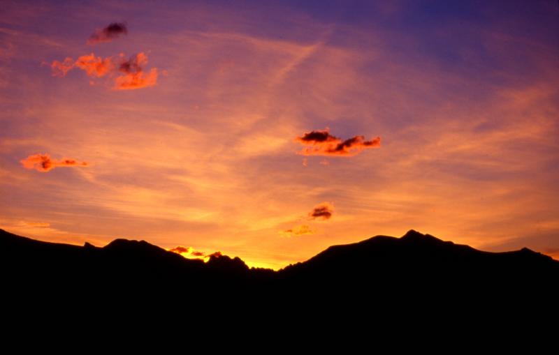 Glacier Sunset near St Marys