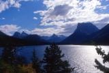 Clouds and Mountains above St Marys Lake