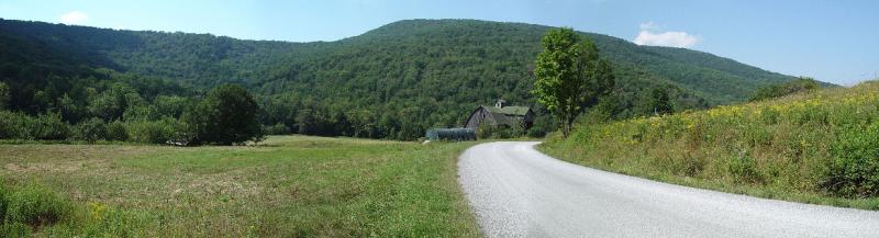 Old Farm House On Road