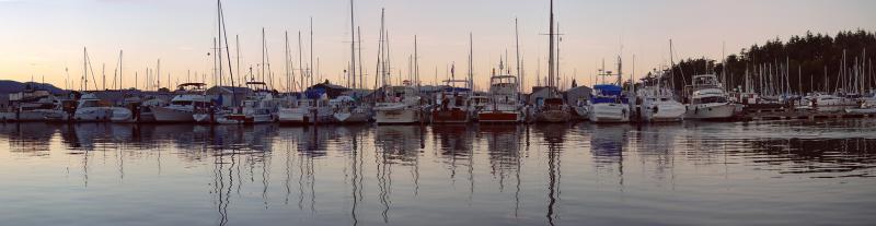 <B>Harbor at Dusk</B><BR><FONT size=1>by Ann Chaikin