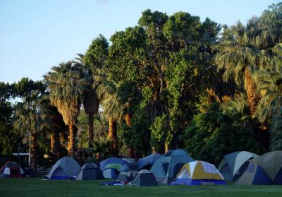 Sunrise - Camping at a Natural Oasis