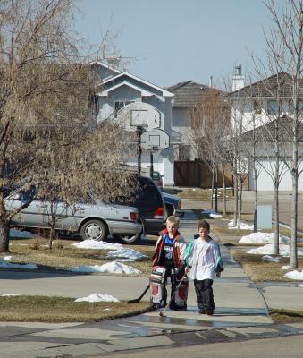 The walk home