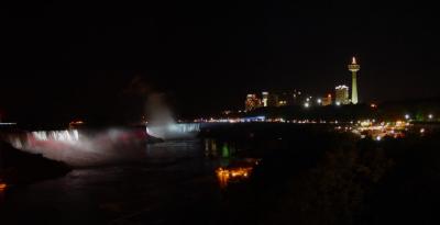 Niagara Falls at night.by Jarett