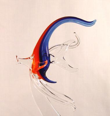 Hand Blown Fish by Mike Ezell