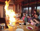 Flames in a Japanese restaurant, by Vered