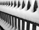 <B>Snow on Fence</B><BR><FONT SIZE=1>By Ann Chaikin</FONT><BR>