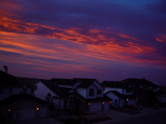 Sunset In My Neighborhood<br><font size=-1>by<br>Lisa Young