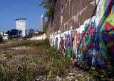 Cuyahoga Riverbank Graffiti / Erie Railroad Wall 