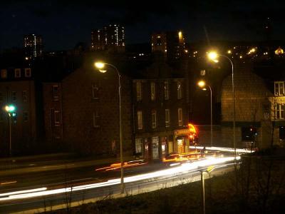 Aberdeen at night