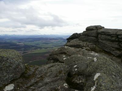 View south from Ben Rinnes summit