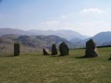 down St Johns in the Vale towards Helvellyn from Castlerigg stone circle
