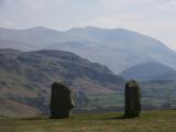 Helvellyn from Castlerigg stone circle
