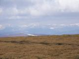 View towards Braeriach, Lairig Ghru, Ben Macdui from Glas Maol (Sgor Mor below)