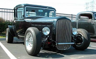 1932 Ford 5 window coupe, or little Deuce coupe, depending on your age- 2nd Walmart show March 1, 2003