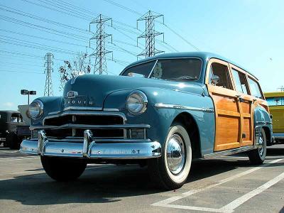 1950 Plymouth Woodie - 2nd Walmart show March 1, 2003
