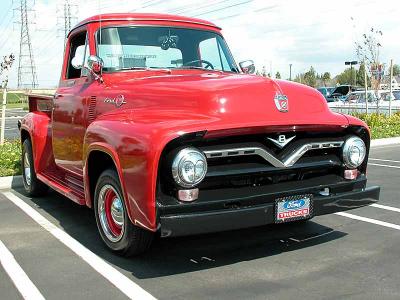 1955 Ford 250 Pickup - 2nd Walmart show March 1, 2003