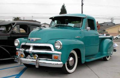 1952 Chevy pickup  - Mayfair HS, Lakewood, CA meet