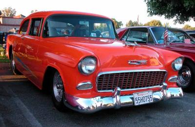 Hot 55 Chevy - Fuddruckers, Lakewood, CA weekly Sat. night meet