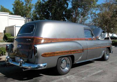 1954 Chevy Sedan Delivery - Fuddruckers, Lakewood, CA weekly Sat. night meet