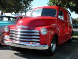 Chevy panel truck - Fuddruckers, Lakewood, CA weekly Sat. night meet