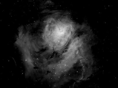 M8, The Lagoon Nebula in H-Alpha