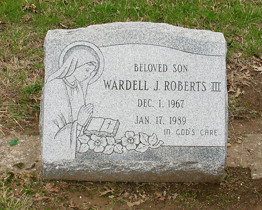 Wardell Roberts headstone
