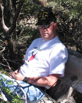 Fred at Yavapai Point (Day 1)