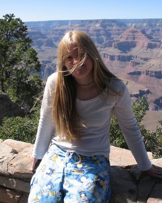 Katya  at Yavapai Point (Day 1)