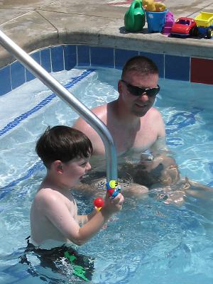 Everybody likes the pool