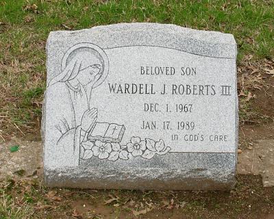 Wardell Roberts headstone