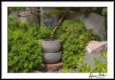 Sheltered Bamboo Trickle Fountain