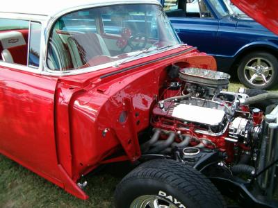 '55 Chevy close up.