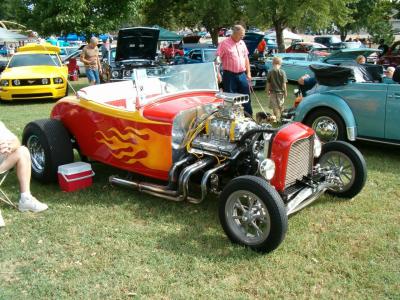 Another flamed hot rod