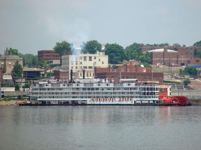 The Mississippi Queen Docked at Alton