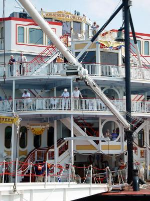 The Mississippi Queen Docked at Alton