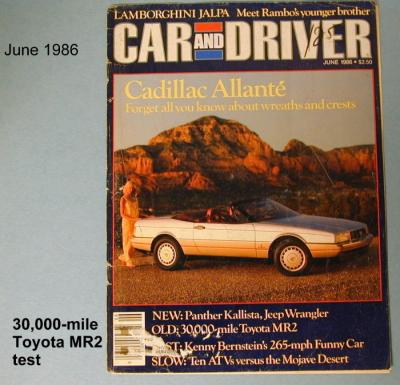 Car and Driver   June 1986