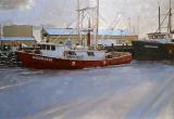 8 .Iced in, Stonington Harbor 14 x 20