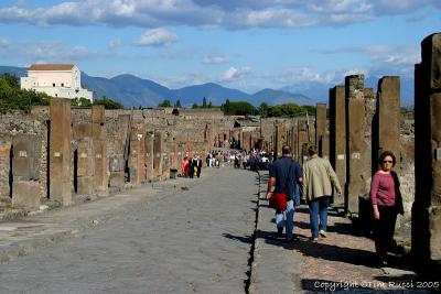 37842 - A street at Pompeii 