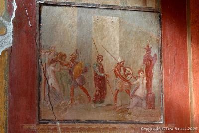 37869 - Wall painting - House of Menander 
