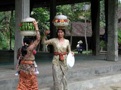 Women with offerings