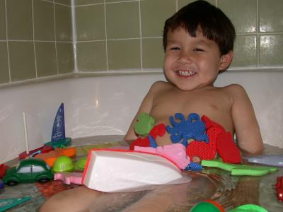 Lots of bath toys 3/10/2004