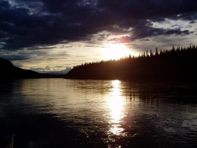Sunset on the Yukon