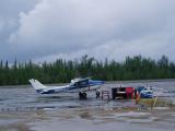 Juliet at Northway en route to Anchorage