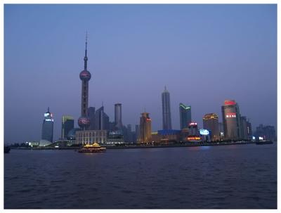 Nightfall of Pudong