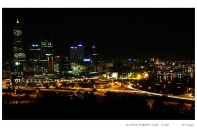 Night view of Perth