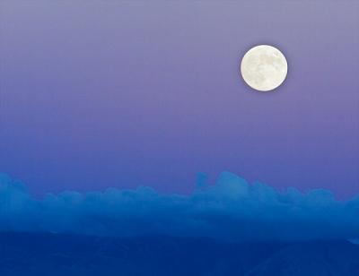 Moonrise Over La Sal Mountains